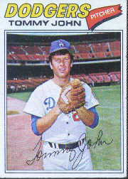 1977 Topps Baseball Cards      128     Tommy John